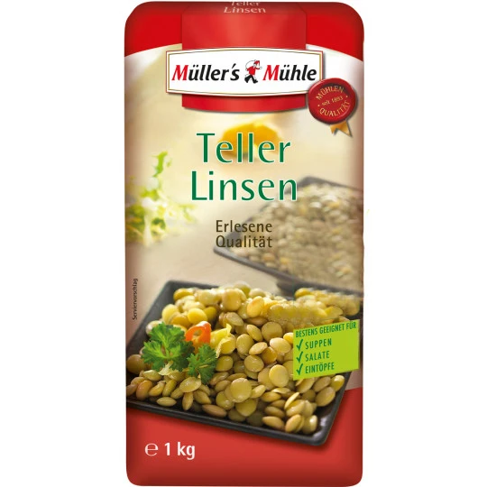 Mühle Teller-Linsen 1KG 1 Mühle Teller-Linsen 1KG