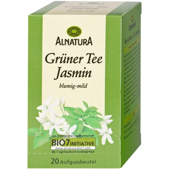 Bio Grüner Tee Jasmin 20ST 30G 1 Bio Grüner Tee Jasmin 20ST 30G