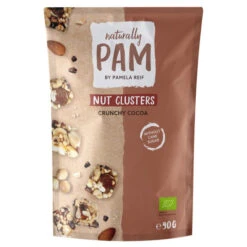 Naturally Pam Nut Cluster Crunchy Cocoa 90G
