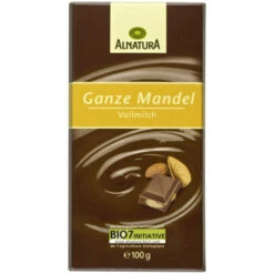 Bio Ganze Mandel Schokolade 100G
