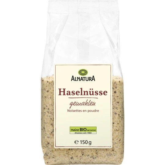 Bio Haselnüsse Gemahlen 150G 1 Bio Haselnüsse Gemahlen 150G