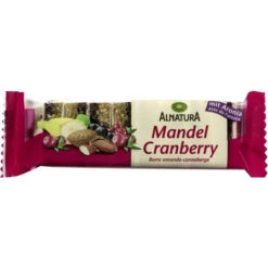 Bio Mandel-Cranberry Fruchtschnitte 75G