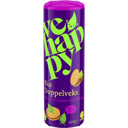 Bio Doppelkeks Mit Kakaocreme Vegan 330G 1 Bio Doppelkeks Mit Kakaocreme Vegan 330G