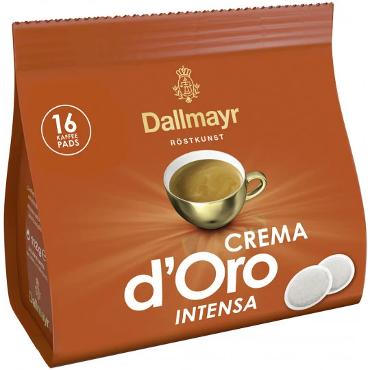 Crema D'Oro Intensa Kaffeepads 16ST 112G 1 Crema D'Oro Intensa Kaffeepads 16ST 112G