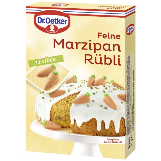Dr. Oetker Feine Marzipan Rübli 42G 1 Dr. Oetker Feine Marzipan Rübli 42G