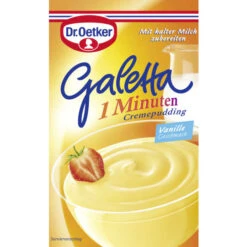 Dr. Oetker Galetta 1 Minuten Cremepudding Vanille Geschmack 80G