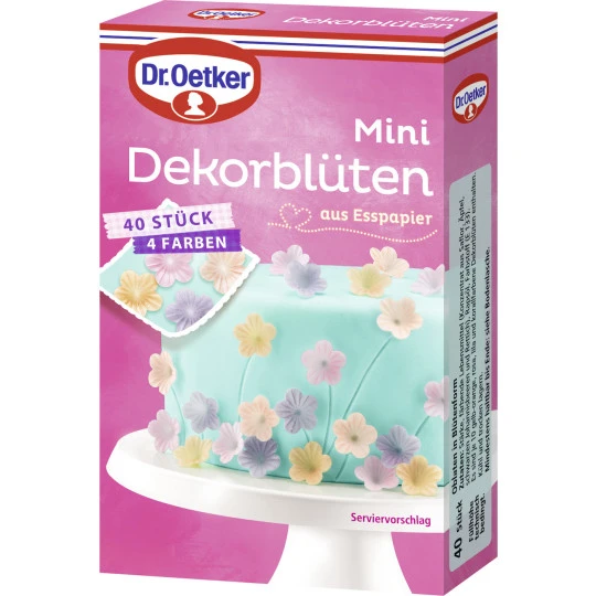 Dr. Oetker Mini Dekorblüten 40ST 1 Dr. Oetker Mini Dekorblüten 40ST
