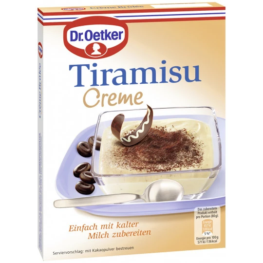 Dr. Oetker Tiramisu Creme 70G 1 Dr. Oetker Tiramisu Creme 70G