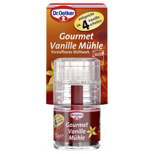 Dr. Oetker Gourmet Vanille Mühle 7,5G 1 Dr. Oetker Gourmet Vanille Mühle 7,5G