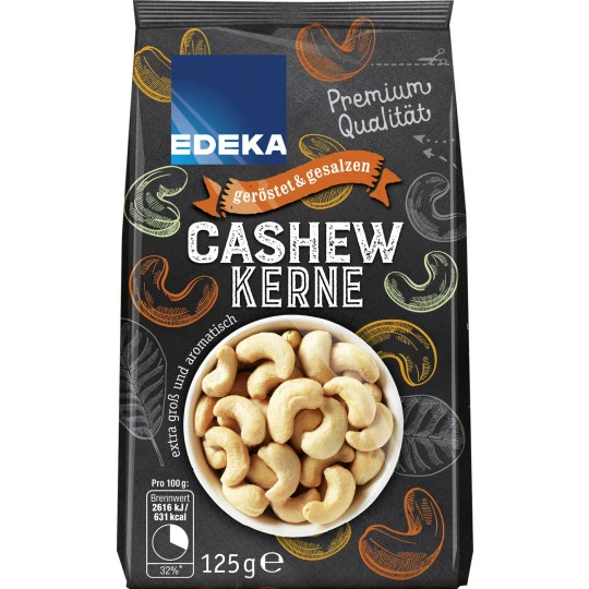 Cashew Kerne Geröstet & Gesalzen 125G 1 Cashew Kerne Geröstet & Gesalzen 125G