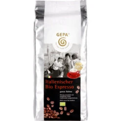 Fairtrade Italienischer Bio Espresso Ganze Bohnen 1KG