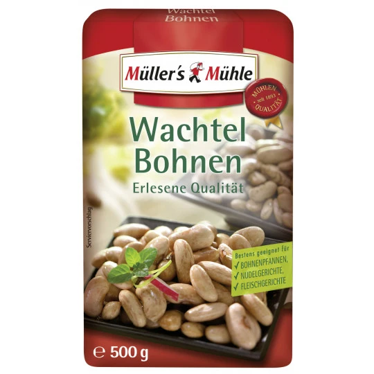 Mühle Wachtel Bohnen 500G 1 Mühle Wachtel Bohnen 500G