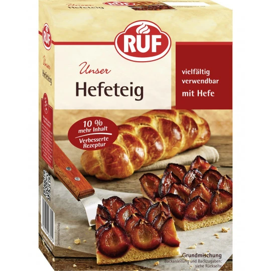 RUF Unser Hefeteig 400G 1 RUF Unser Hefeteig 400G